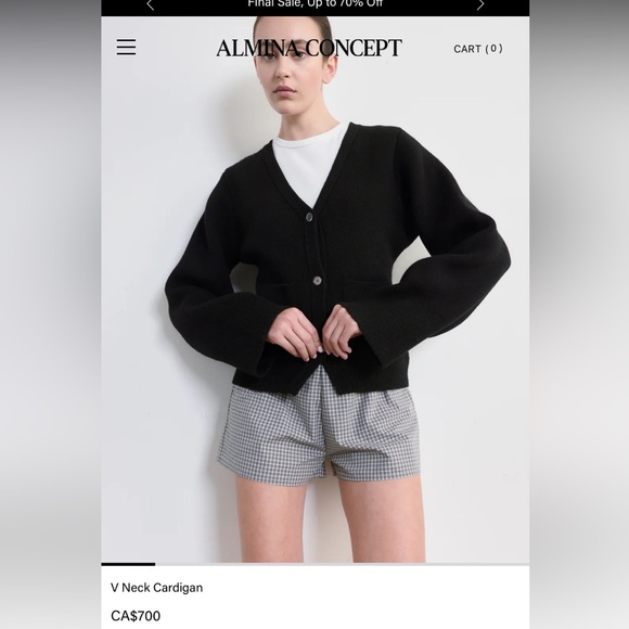 Almina Concept Sweaters - Almina Concept cinched waist viral cardigan